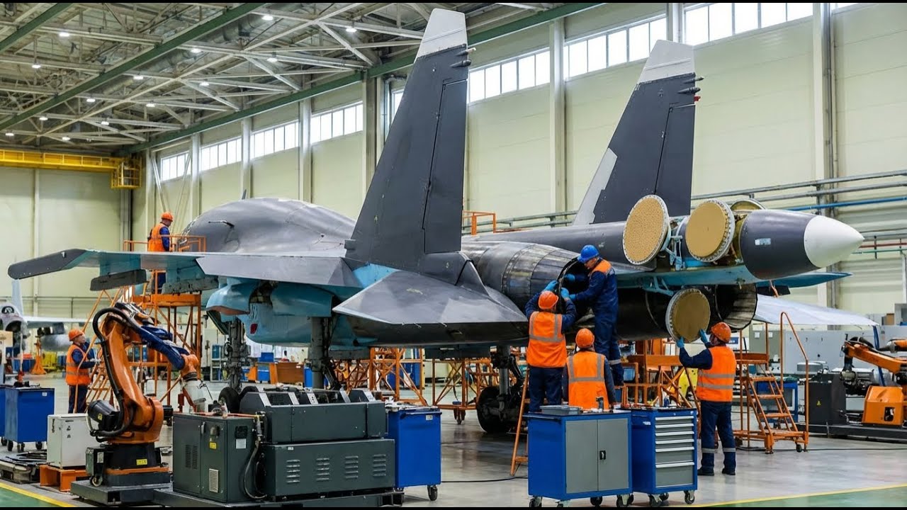 Inside the Su-34 Factory: Assembling the 