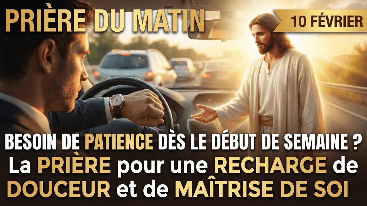 PRIÈRE DU 10 FÉVRIER : Vous Perdez Patience ? La Prière Puissante pour Rester Calme ! 😤🙏 #patience