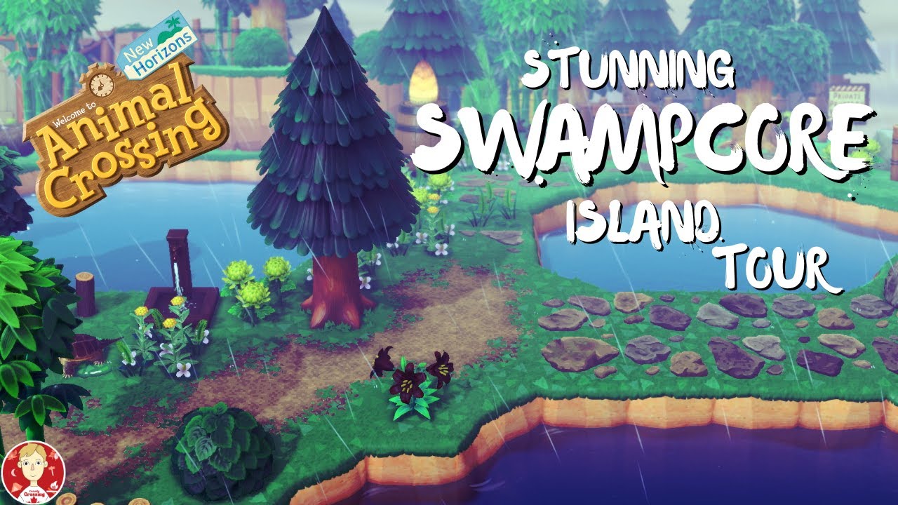 Animal Crossing New Horizons SwampCore Island Tour ACNH Stunning Swamp Final Tour 5 Star