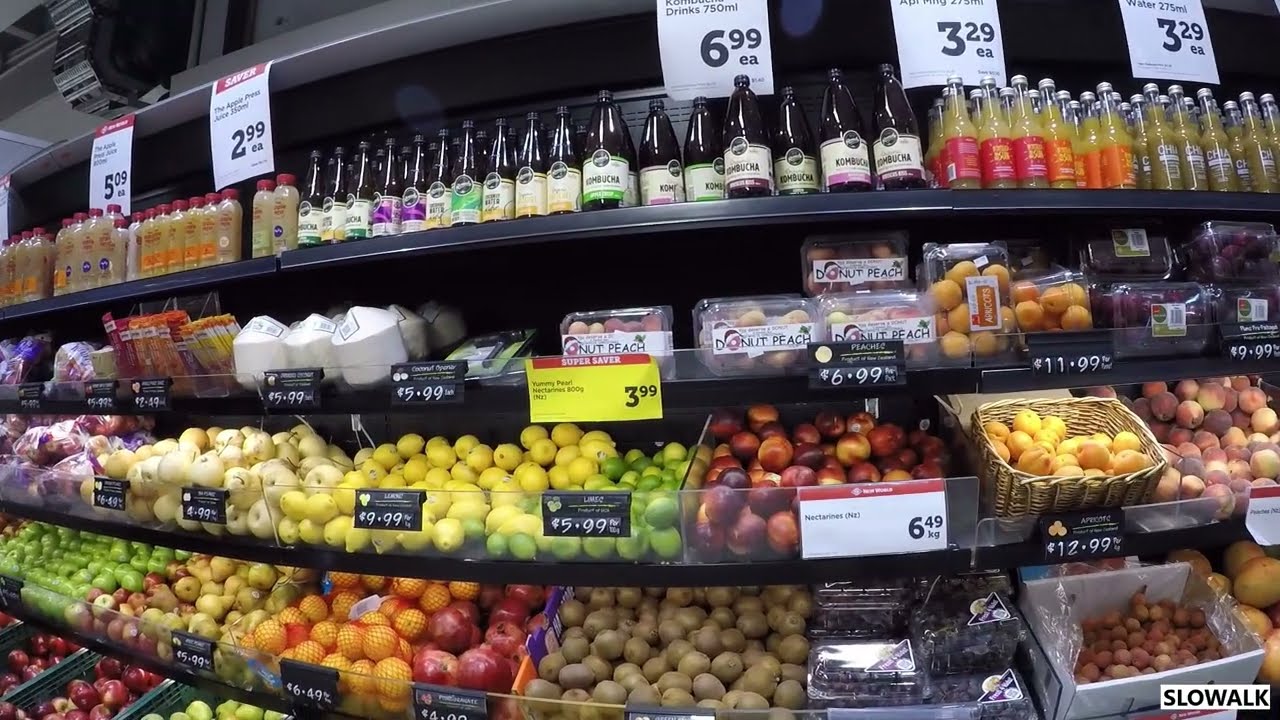 New Zealand Local Supermarket | New World on Queen Street | SLOWALK