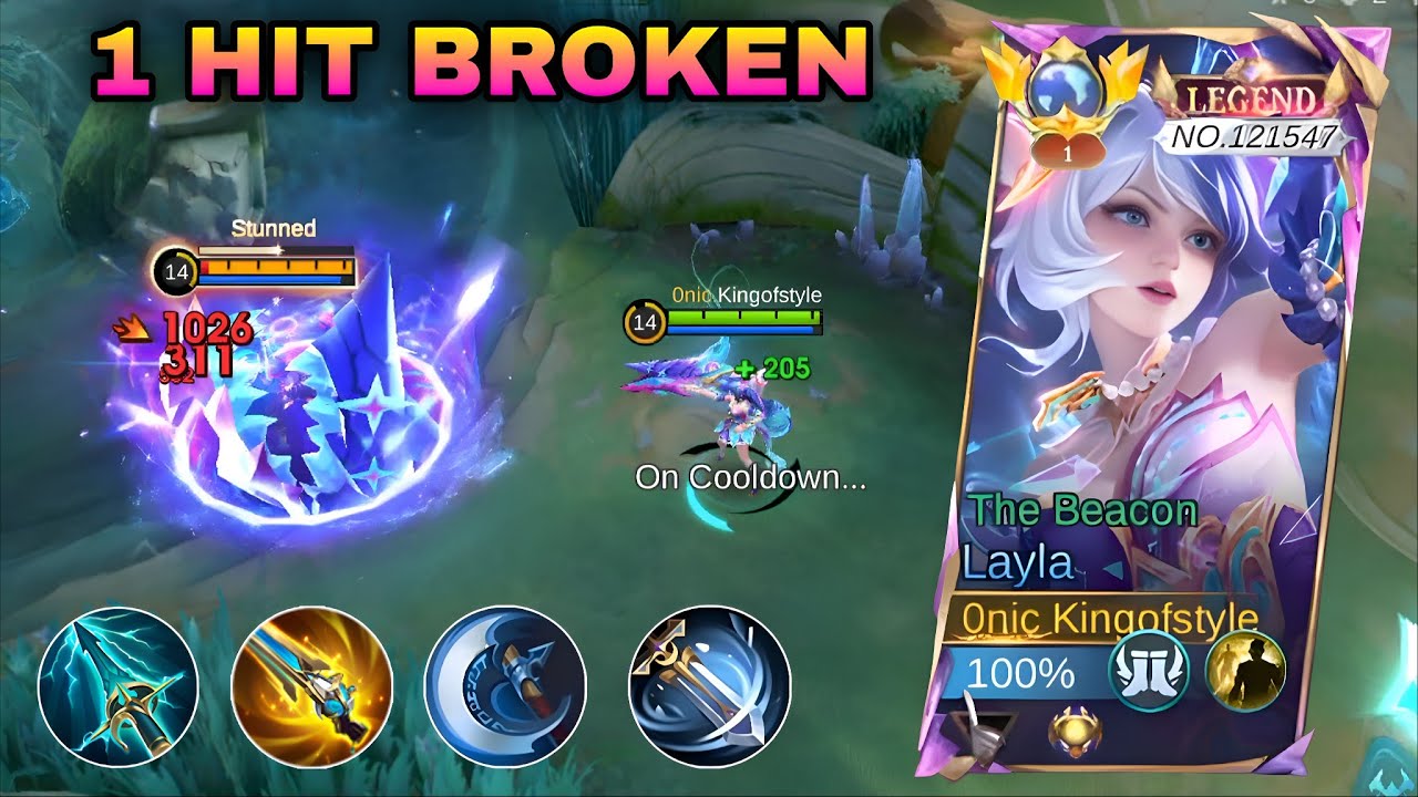 TOP 1 GLOBAL LAYLA BEST 1 HIT BUILD 2026! THIS BRUTAL INSANE BUILD IS TOTALLY BROKEN!!!