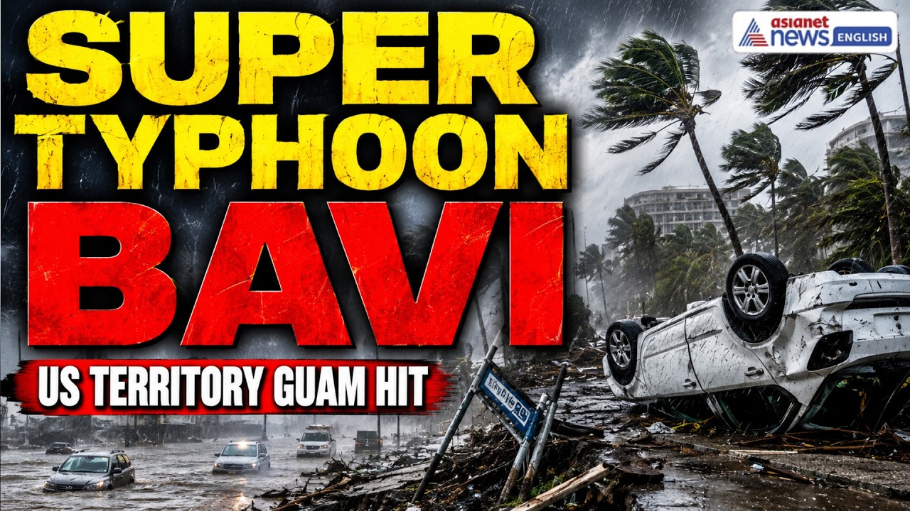 Category 5 Super Typhoon Bavi Tears Through Guam & Saipan | Extreme Weather in the USA | World News