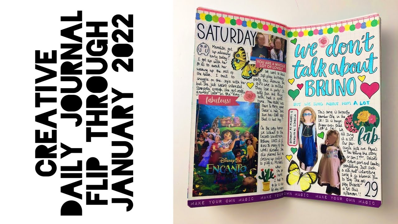 Creative Daily Journal Flip Through: January 2022
