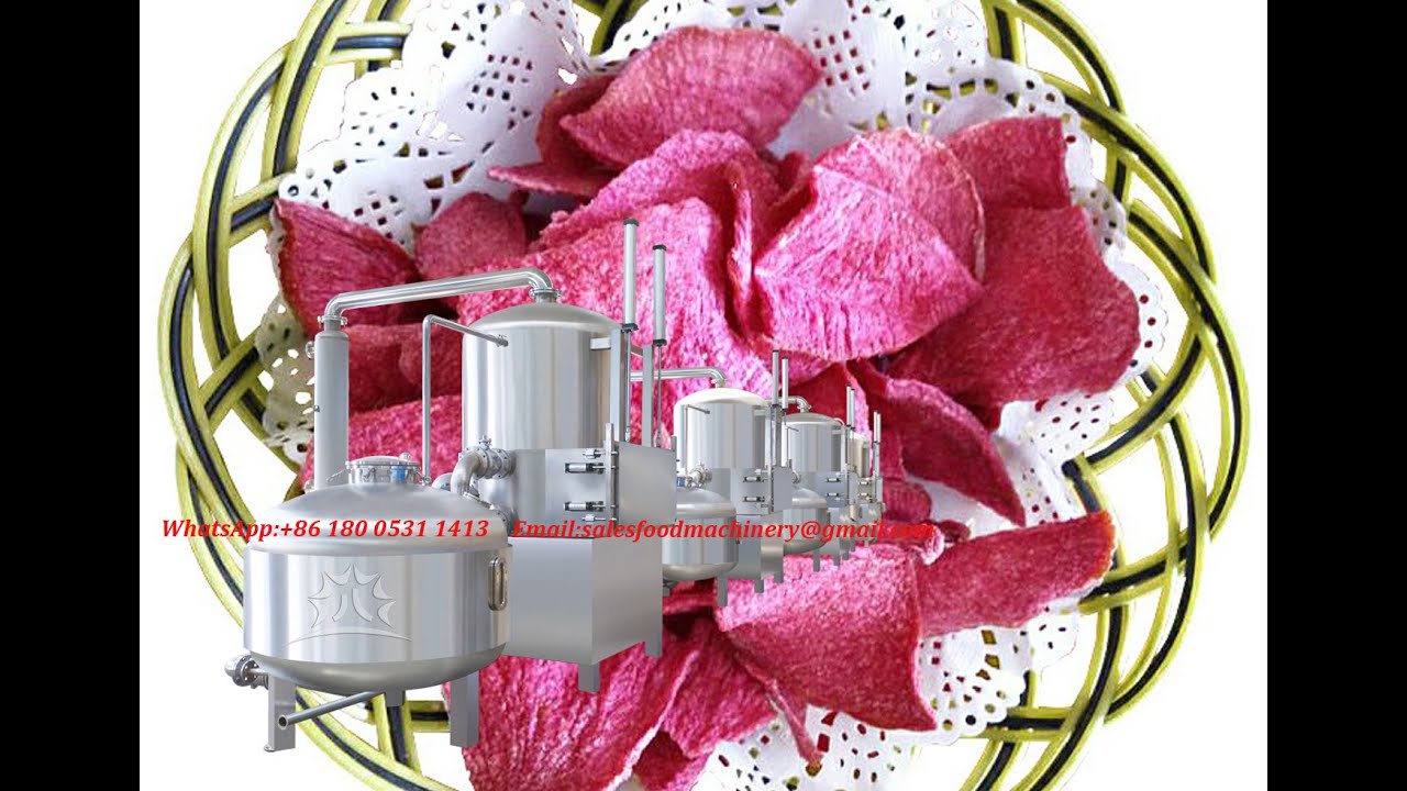 Hot Sell Beans Chips Vacuum Frying Machine