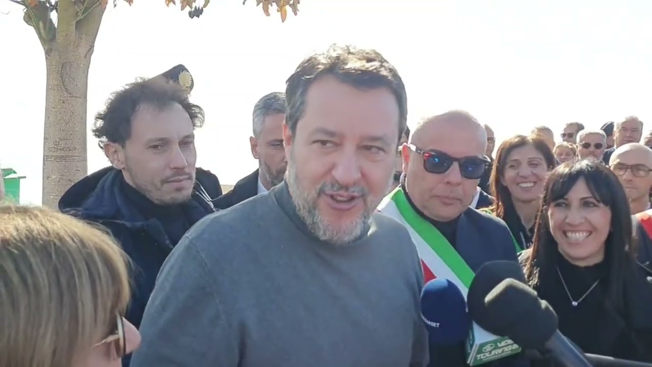 Ciclone Harry: Salvini sorvola la costa jonica e visita Melito e Bova Marina