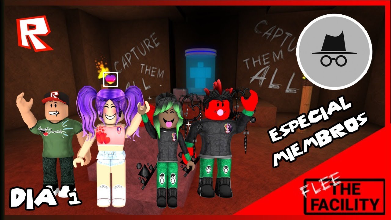 EVENTO ESPECIAL MIEMBROS 1 | FLEE THE FACILITY EN FAMILY ROBLOX