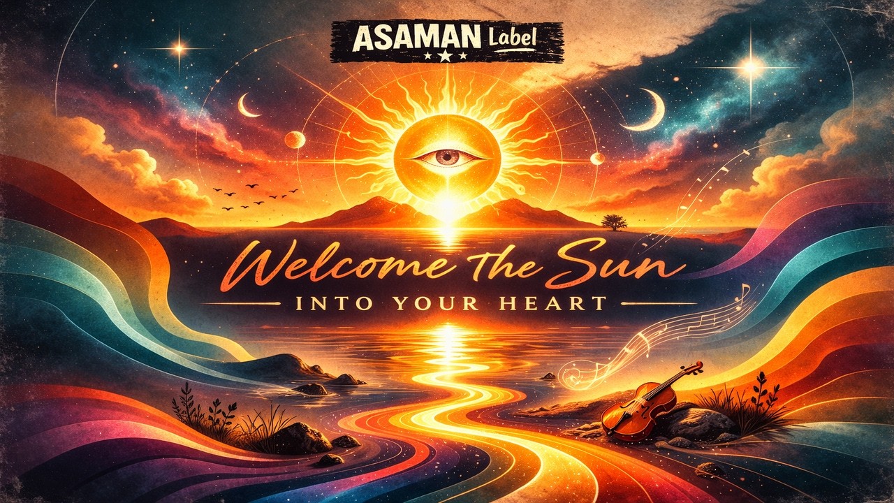 ASAMAN MUSIC – Welcome The Sun Into Your Heart | Psychedelic Acoustic Anthem (528Hz)