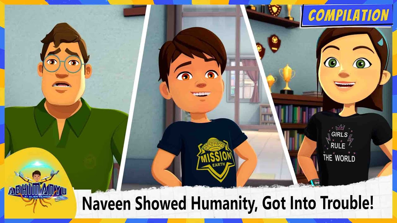 Abhimanyu Alien Family | Naveen Showed Humanity, Got Into Trouble! | Compilation