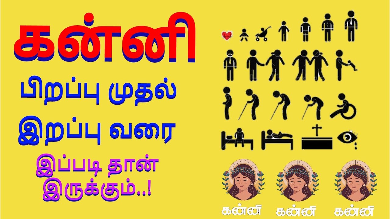 கன்னி ராசி பிறப்பு முதல் இறப்பு வரை  ஜென்ம ரகசியங்கள் / Kanni Rasi #kanni