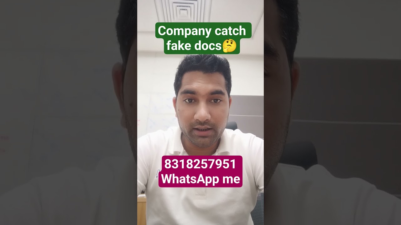 How Companies Catch fake documents in background verification #backgroundverification #shorts #mnc
