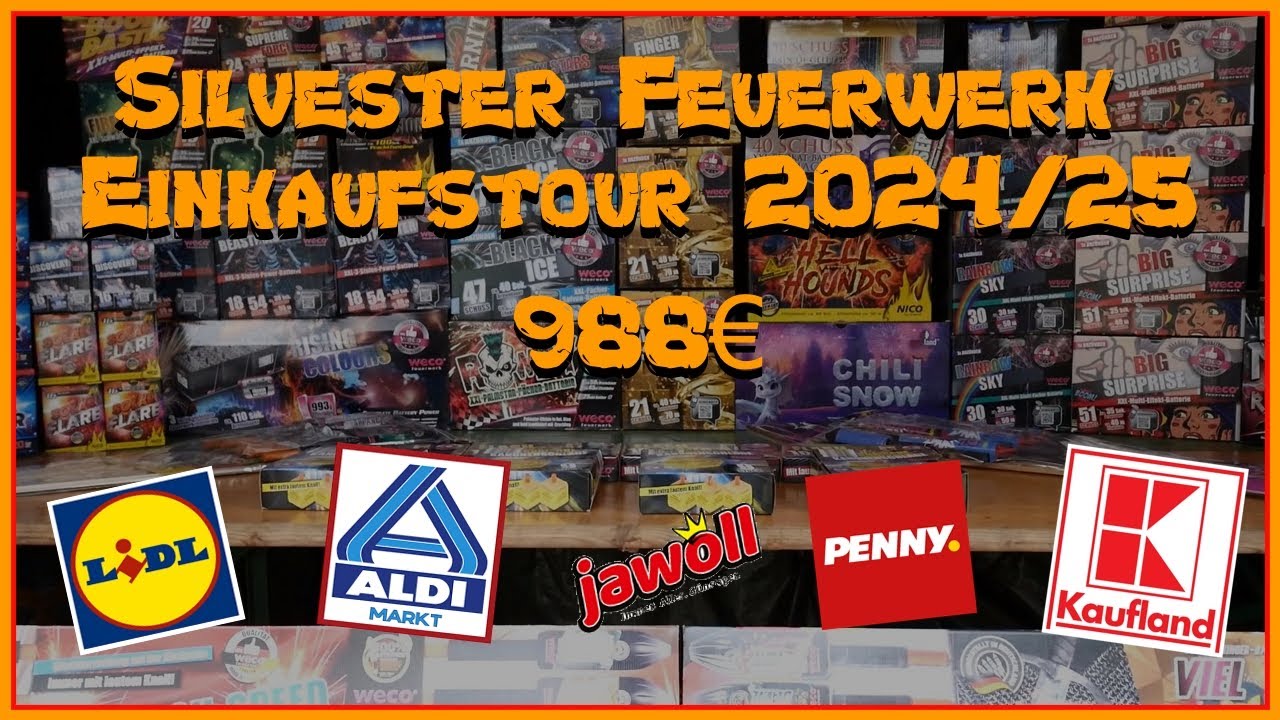 988&euro; New Year's Eve fireworks shopping spree 2024/25 🤩 | GreatFireworks