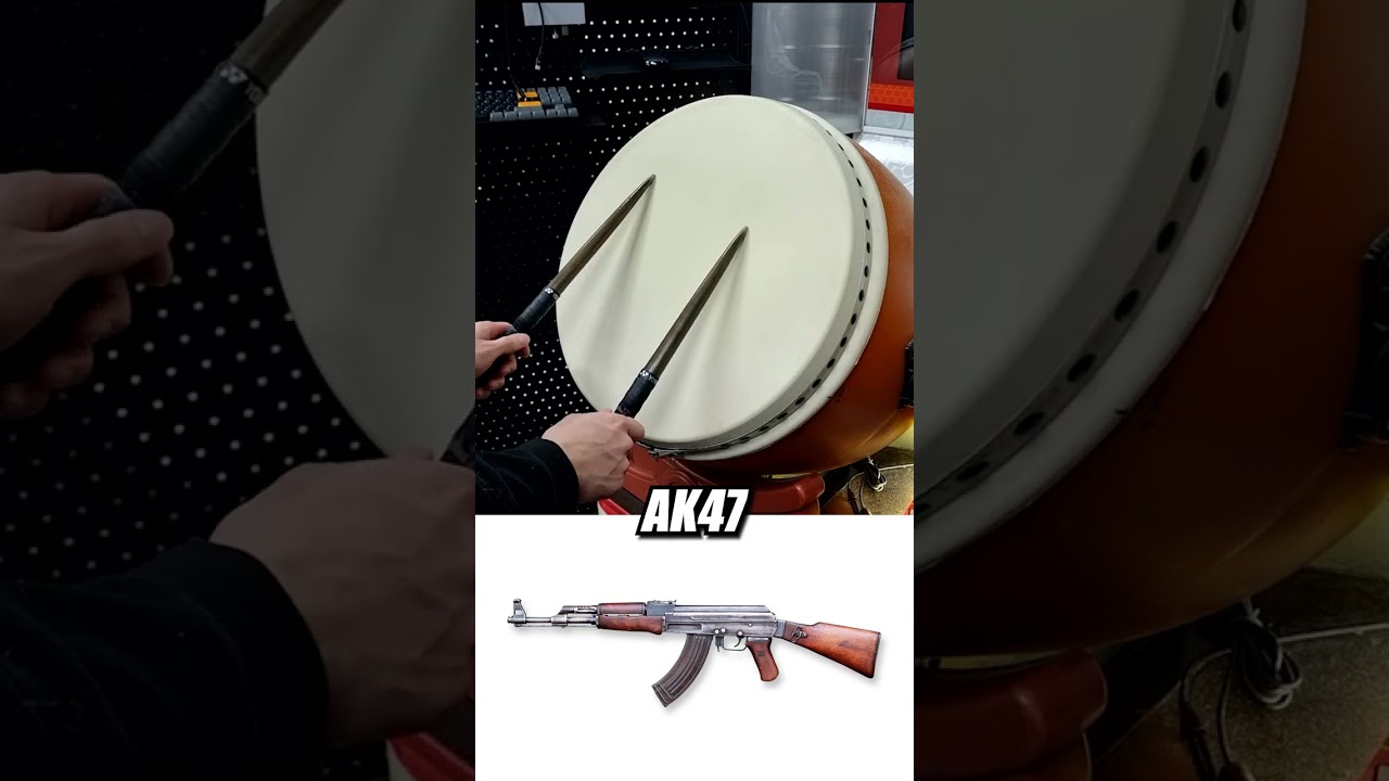 Drums sound like gunshots