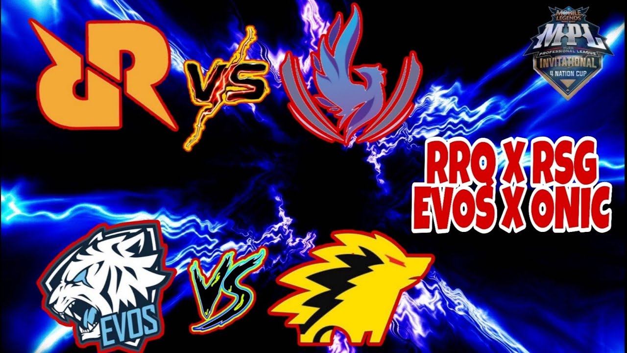 UPDATE!! Jadwal MPL Invitational Sabtu 4 Juli 2020 | EVOS VS ONIC!! RRQ VS RSG