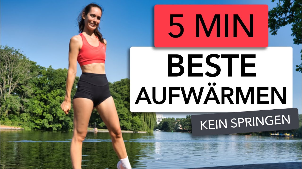 5 MIN AUFWÄRMEN VOR DEM LAUFEN - KEIN SPRINGEN - 6 ÜBUNGEN