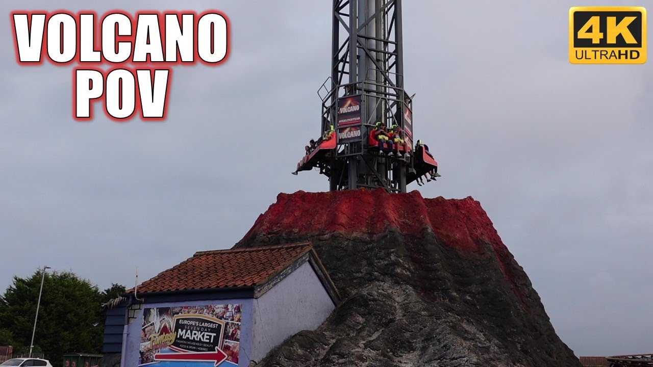 Volcano POV (4K 60FPS), Fantasy Island S&S Space Shot | Non-Copyright
