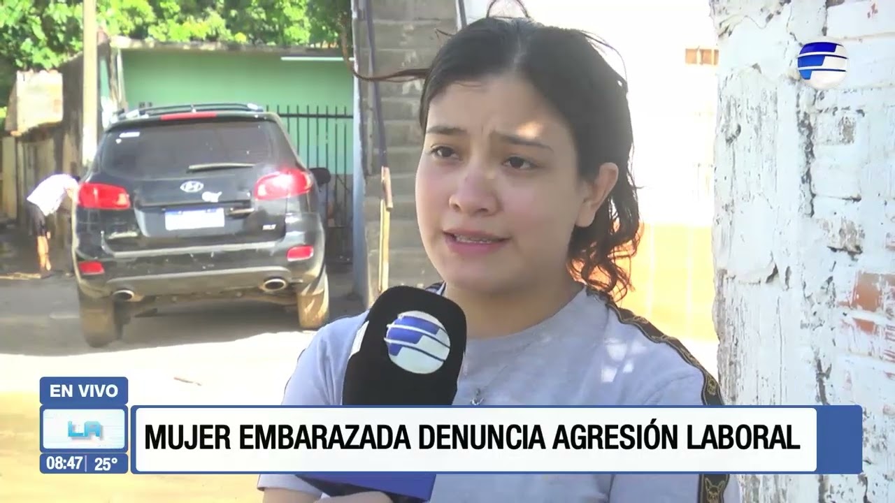 Mujer embarazada denuncia agresión laboral