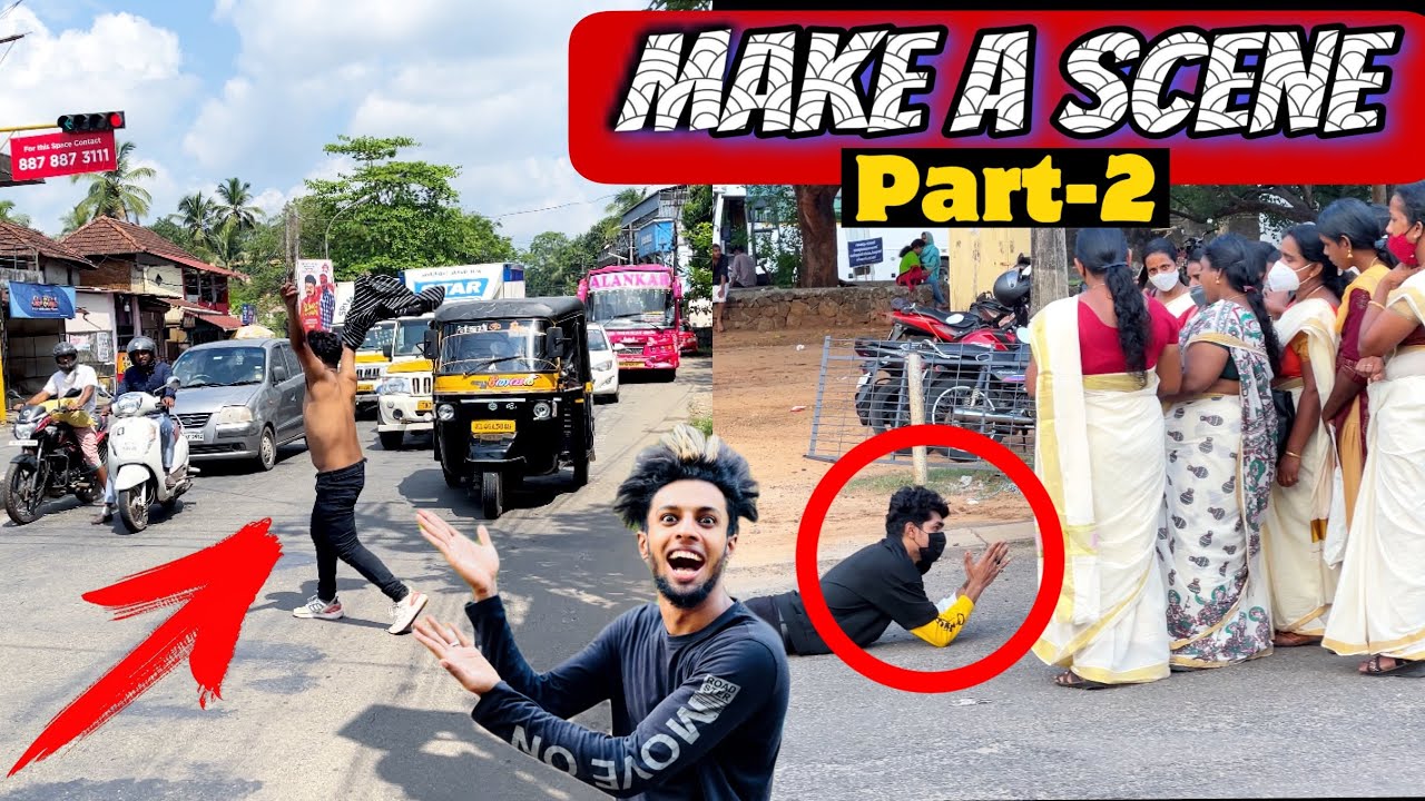 Part-2 “MAKE A SCENE” in public🙄 നിങ്ങൾ കാത്തിരുന്ന part-2😱👌🏻💯