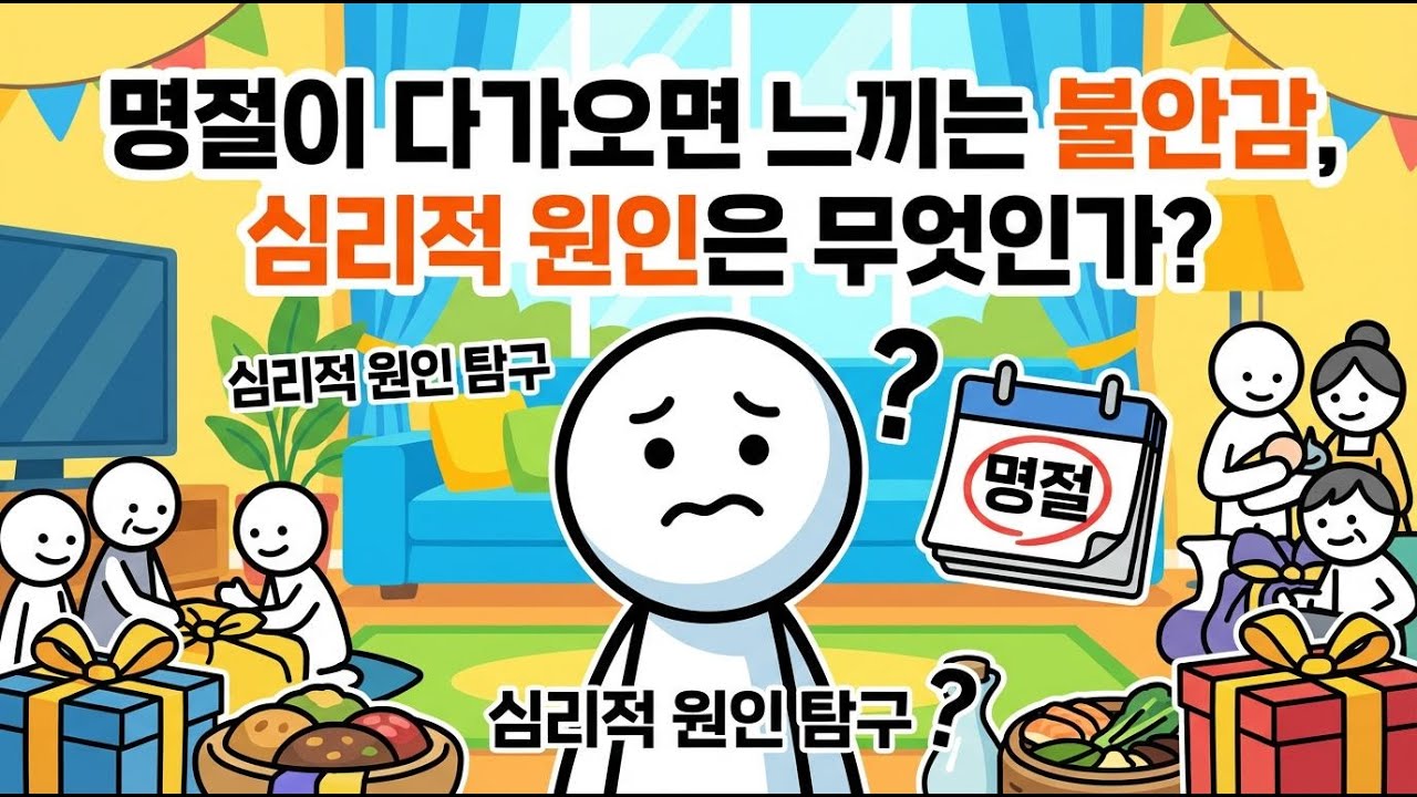 명절마다 느끼는 불안감의 실체는?!
