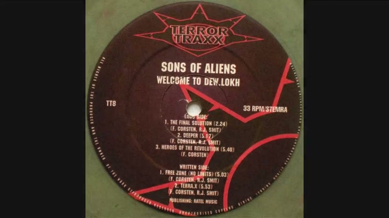 Sons Of Aliens - Free Zone (No Limits) - Terror Traxx – TT8