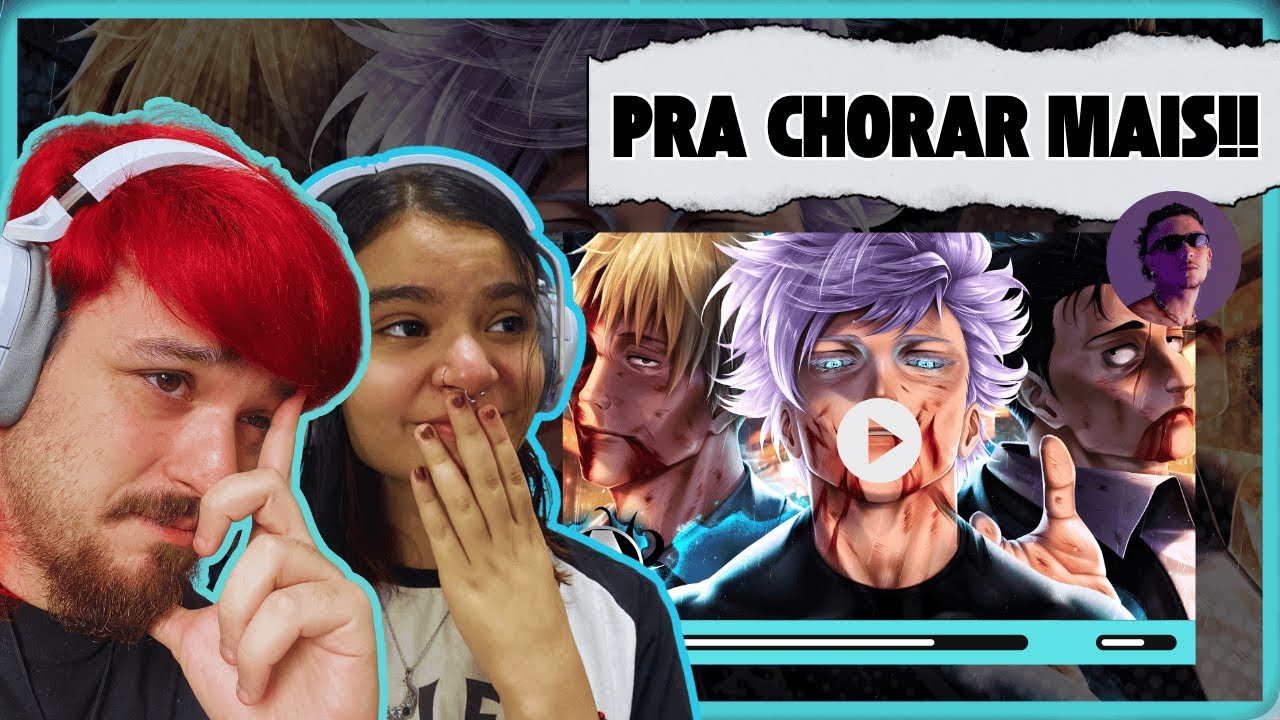 AGORA ELA CHOROU COM MAIS CONTEXTO!! Mortes | Jujutsu Kaisen | AniRap - MAXIMUS REACT!!