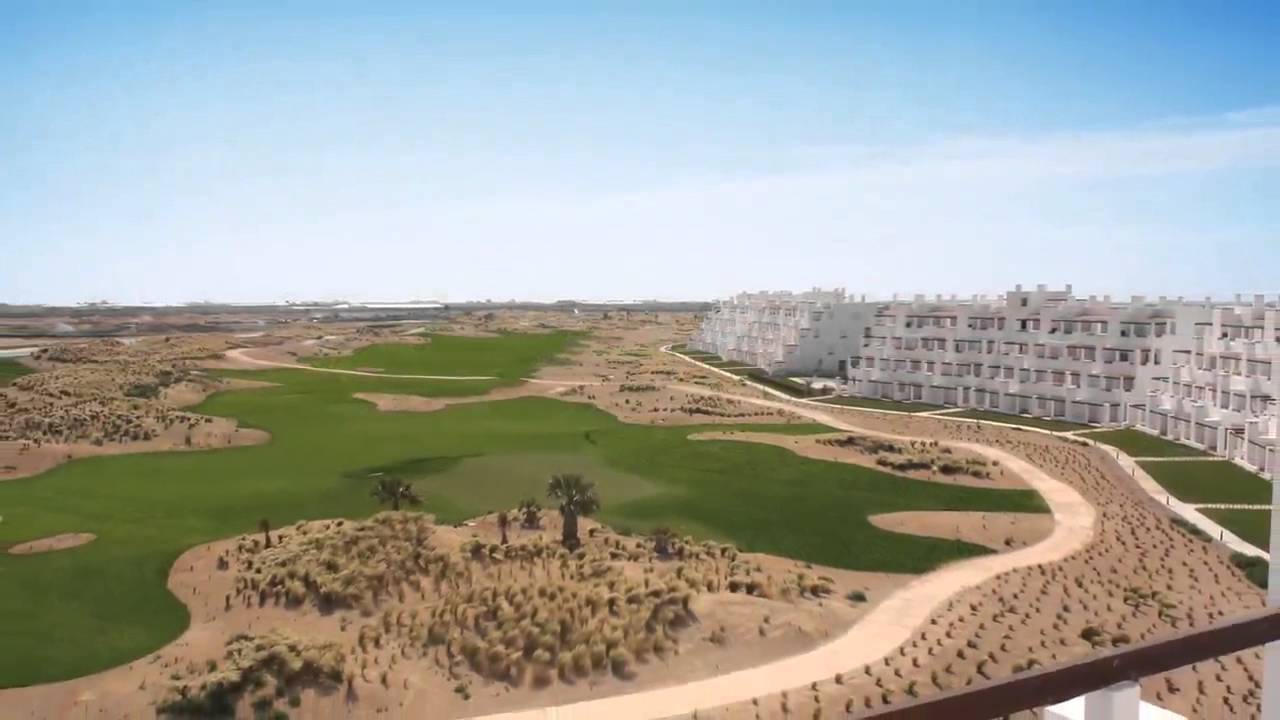 Front line golf apartments in Torre Pacheco