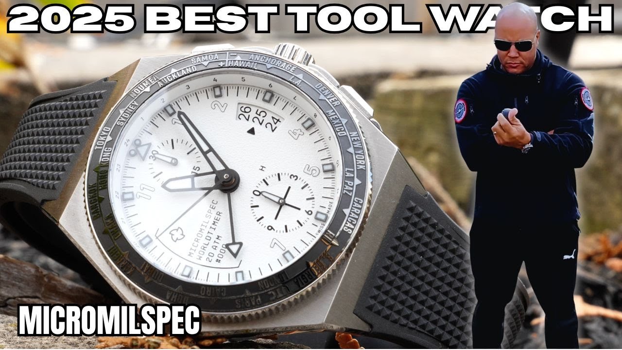 ОБЗОР часов MICROMILSPEC World Time GMT Chronograph Automatic | ЛУЧШИЕ ИНСТРУМЕНТАЛЬНЫЕ ЧАСЫ 2025...