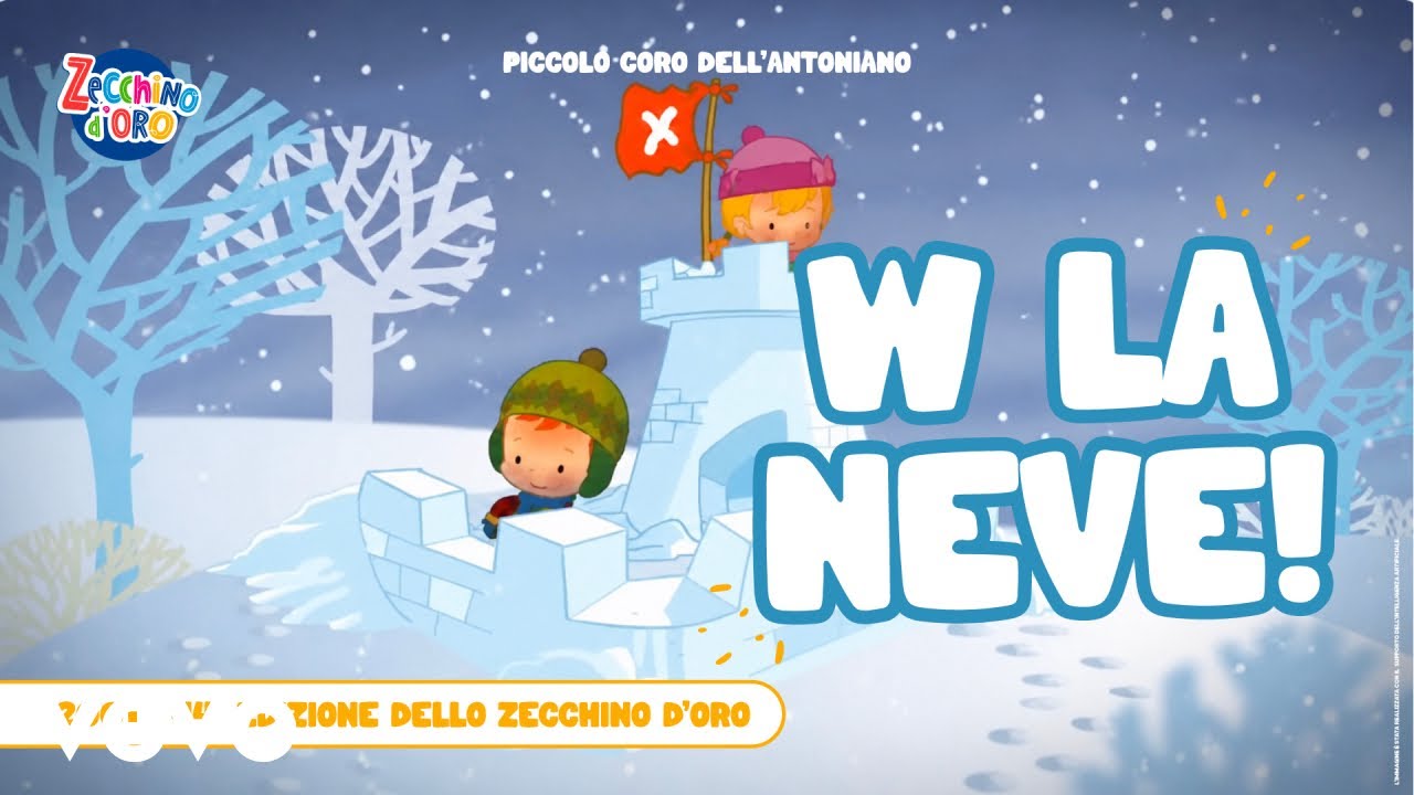 Piccolo Coro dell'Antoniano - W la neve! (Cartoon)