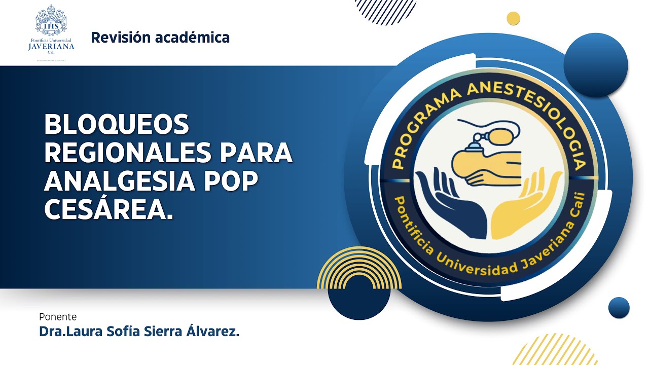 ANALGESIA REGIONAL PARA POSOPERATORIO DE CESAREA