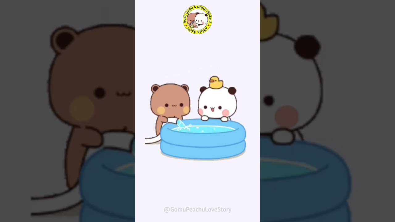 Gomu Peachu Love 💕 #shorts #short #trending #viral #gomupeachulovestory #bubududu #love #cute