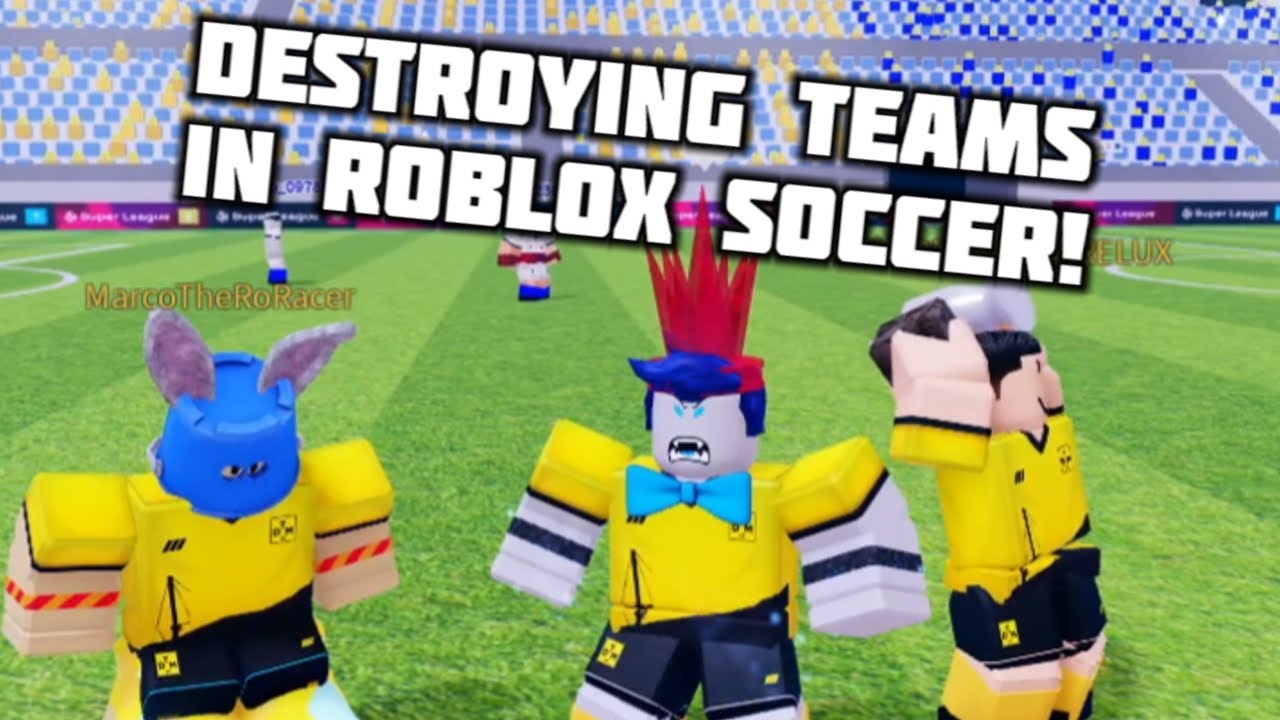 WE DESTROYED THE OTHER TEAM! | Super League Soccer (Roblox)