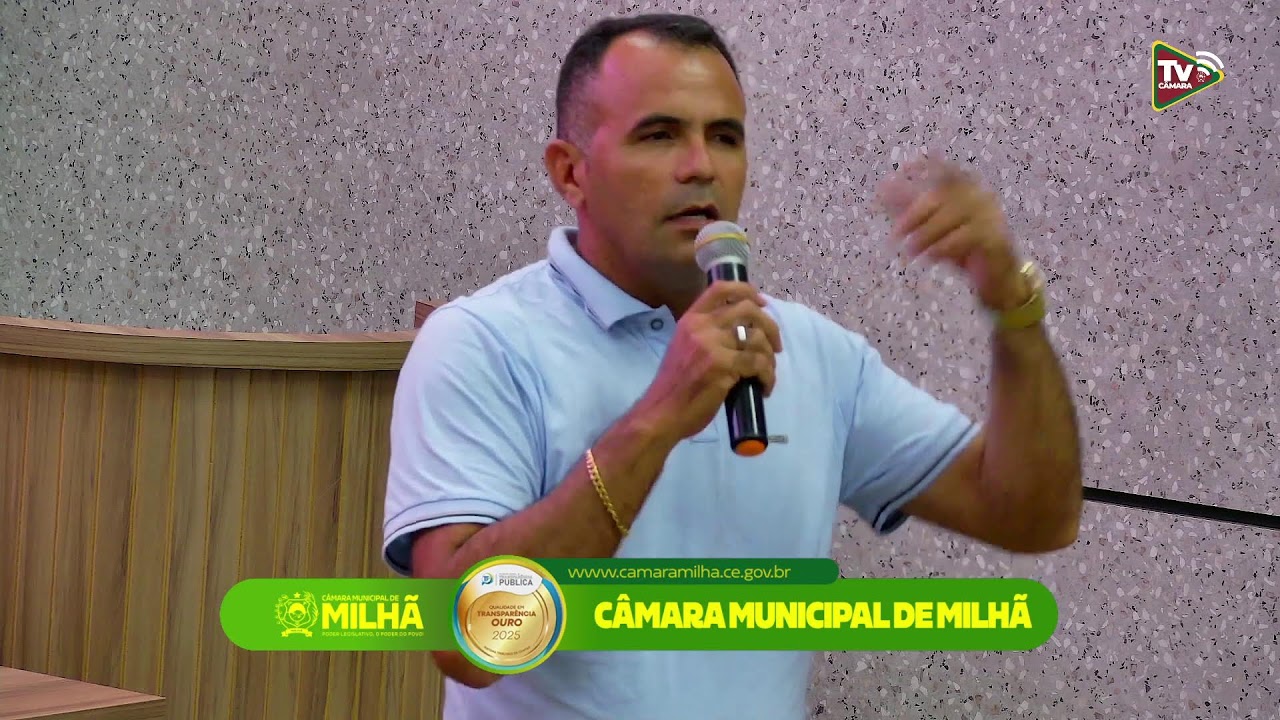2ª SESSÃO ORDINÁRIA DO 1º PERÍODO DE 2026 DA CÂMARA MUNICIPAL DE MILHÃ (28/01/2026)