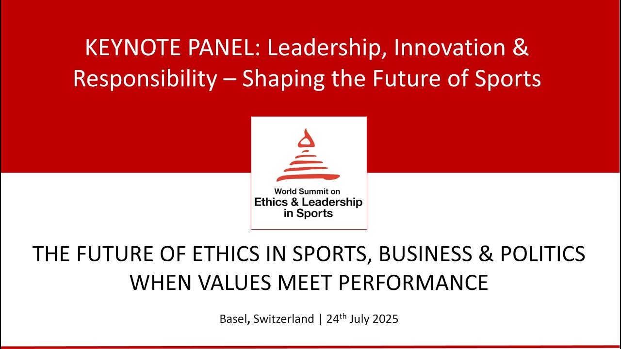 Leadership, Innovation & Responsibility – Shaping the Future of Sports