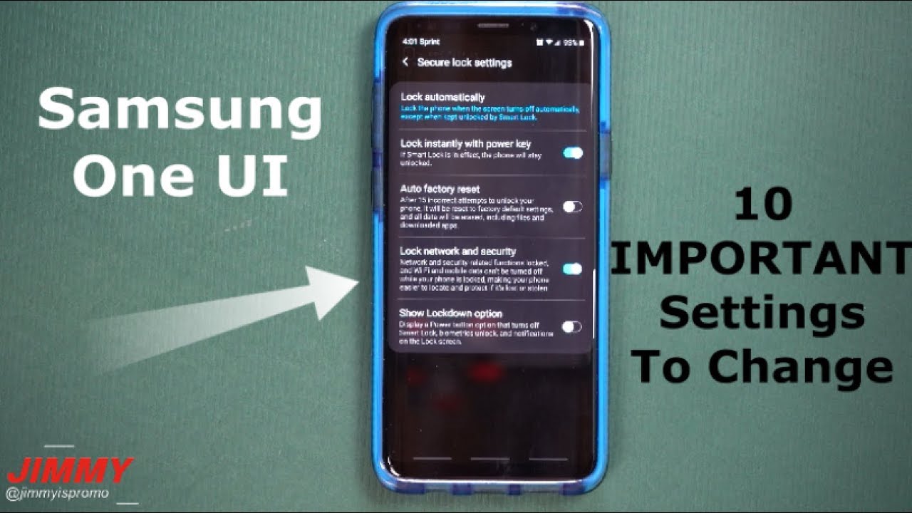 Official Samsung One UI - 10 IMPORTANT Settings To Change
