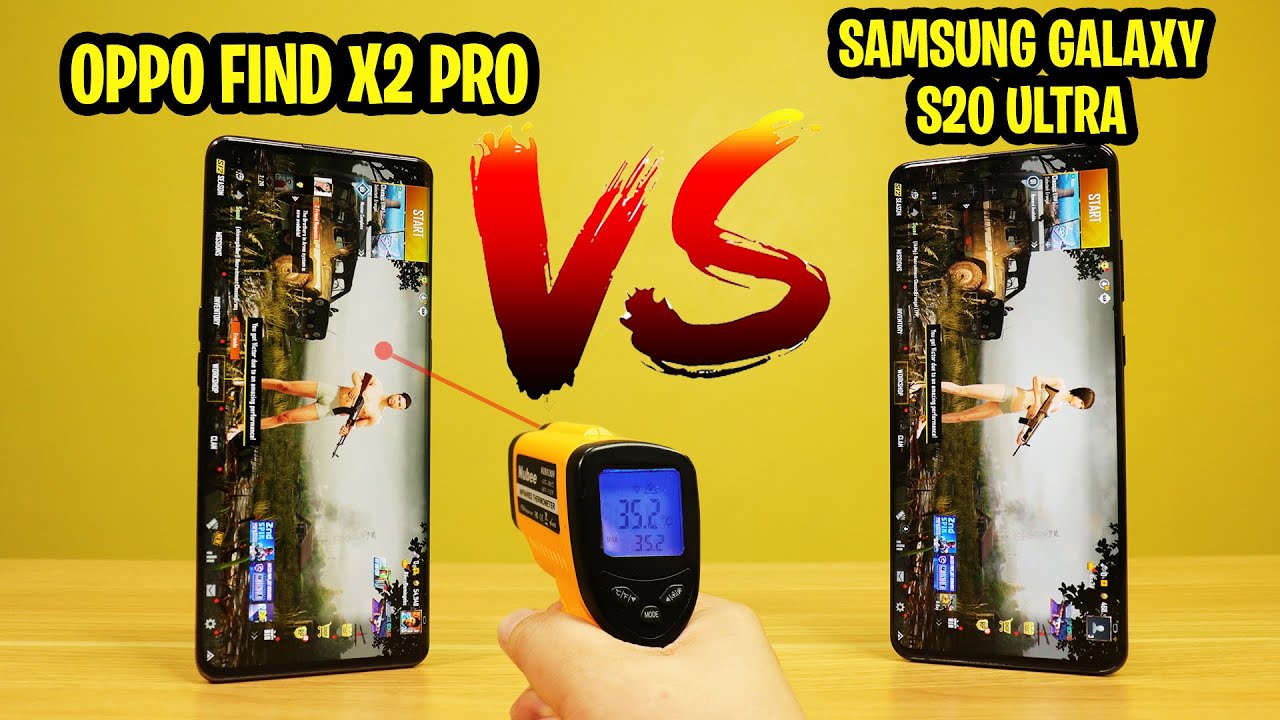 OPPO FIND X2 PRO vs SAMSUNG GALAXY S20 ULTRA SPEED TEST w/ Heat Test.