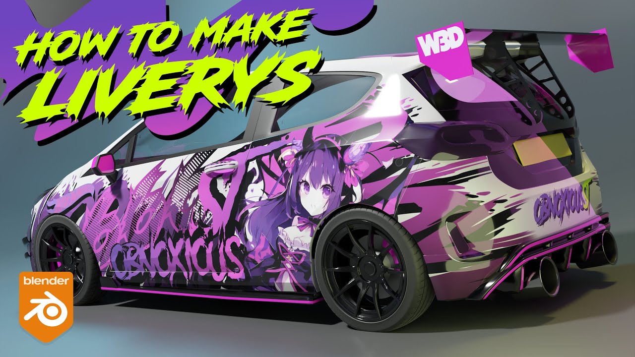 How to Make Liverys in Blender 4.0 - When Shrink wrap isnt the answer