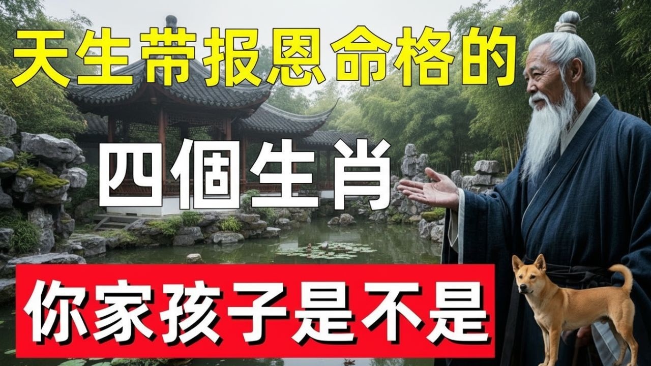 這四個天生带“报恩命格”的生肖，你家孩子是不是？#修行思維 #修行 #福報 #禪 #道德經 #覺醒 #開悟 #禅修📿