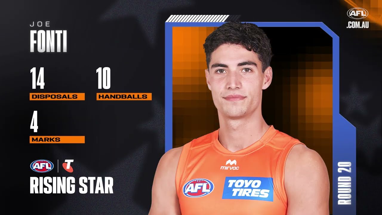 Round 20 Telstra AFL Rising Star nominee: Joe Fonti