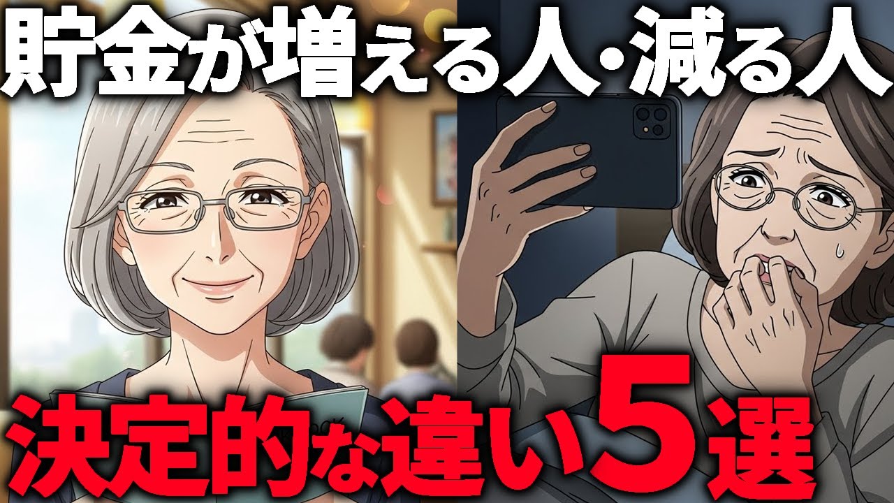 年金月13万円。でも「お金に不自由しない人」が密かに実行している黄金ルール5選 【シニア朗読雑学】