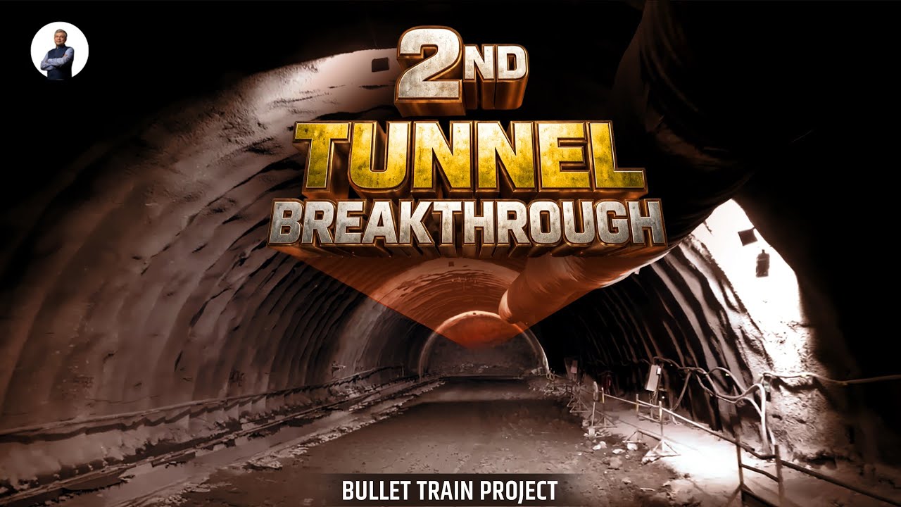 Bullet Train Project - 2nd Tunnel Breakthrough in a Month | Maharashtra