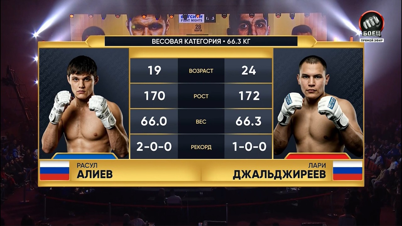Расул Алиев vs. Лари Джальджиреев / БЕТСИТИ FIGHT NIGHTS 135