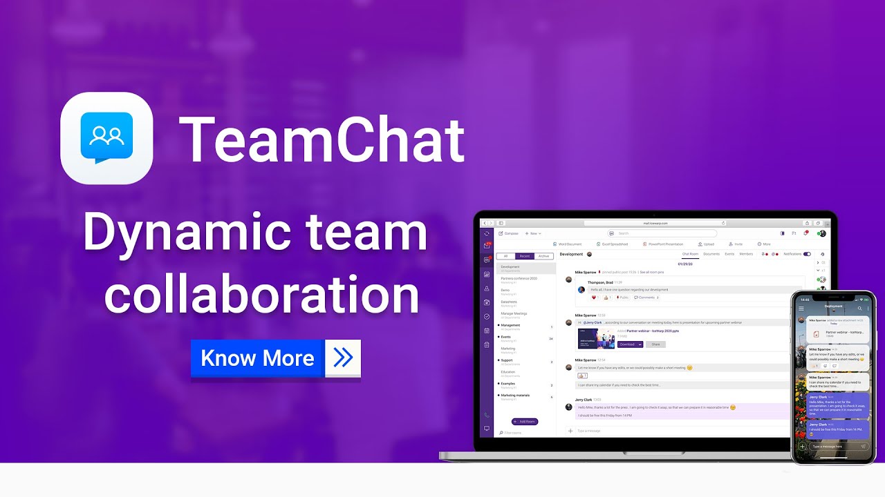 TeamChat, beyond email communication | IceWarp