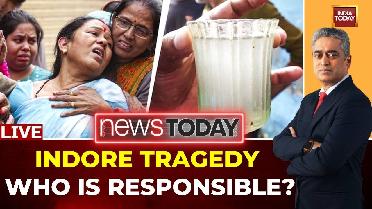 News Today With Rajdeep Sardesai | Bacteria In Indore Water, Official Transferred After 10 Deaths