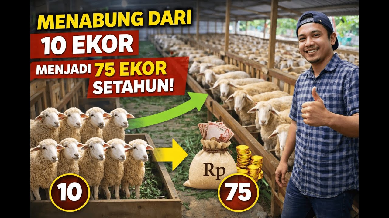 Episode 4 Sharing Together, Perjalanan Menabung dari 10 ekor menjadi 75 ekor, SImak Sampai Habis!!!