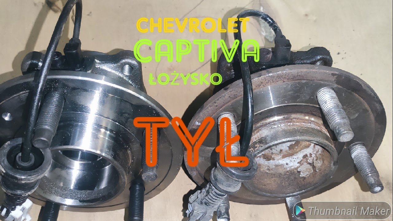 Wymiana tylnego łożyska - Chevrolet Captiva