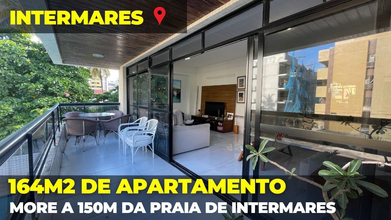 🛑 VENDIDO - 164 metros de Apartamento a 150 metros da praia - #PARAÍBA