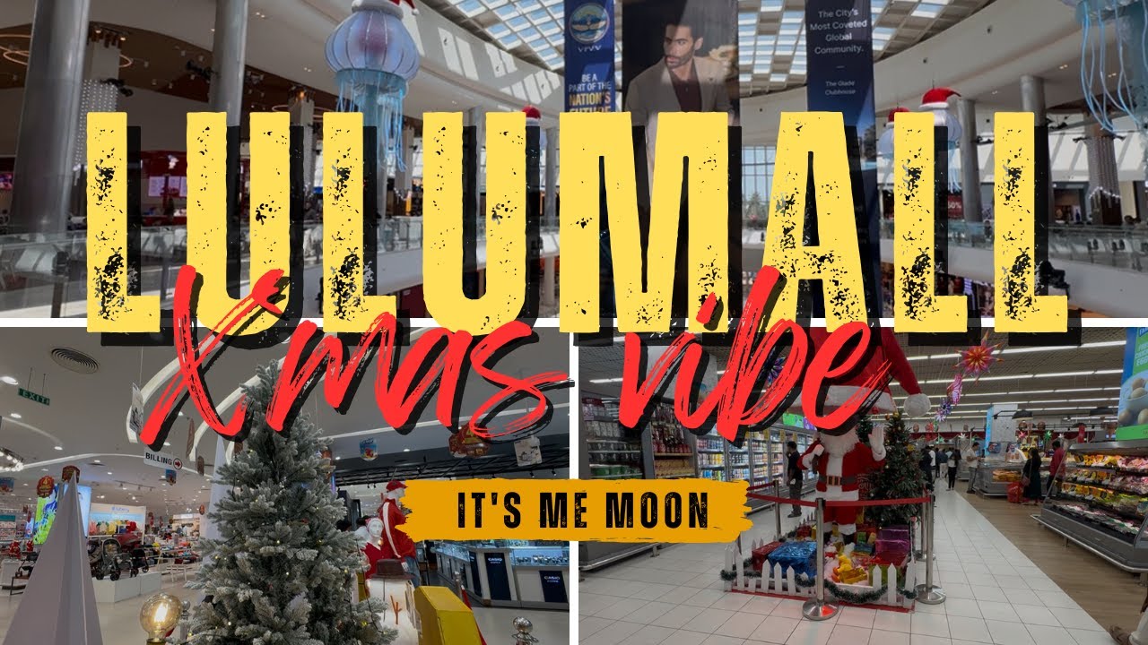 Рождественская атмосфера в торговом центре Lulu, Тируванантапурам #itsmemoon || Лулумолл 🥰