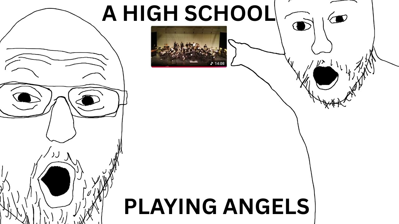 I CAN'T BELIEVE THIS HIGH SCHOOL PLAYED ANGELS IN THE ARCHITECTURE