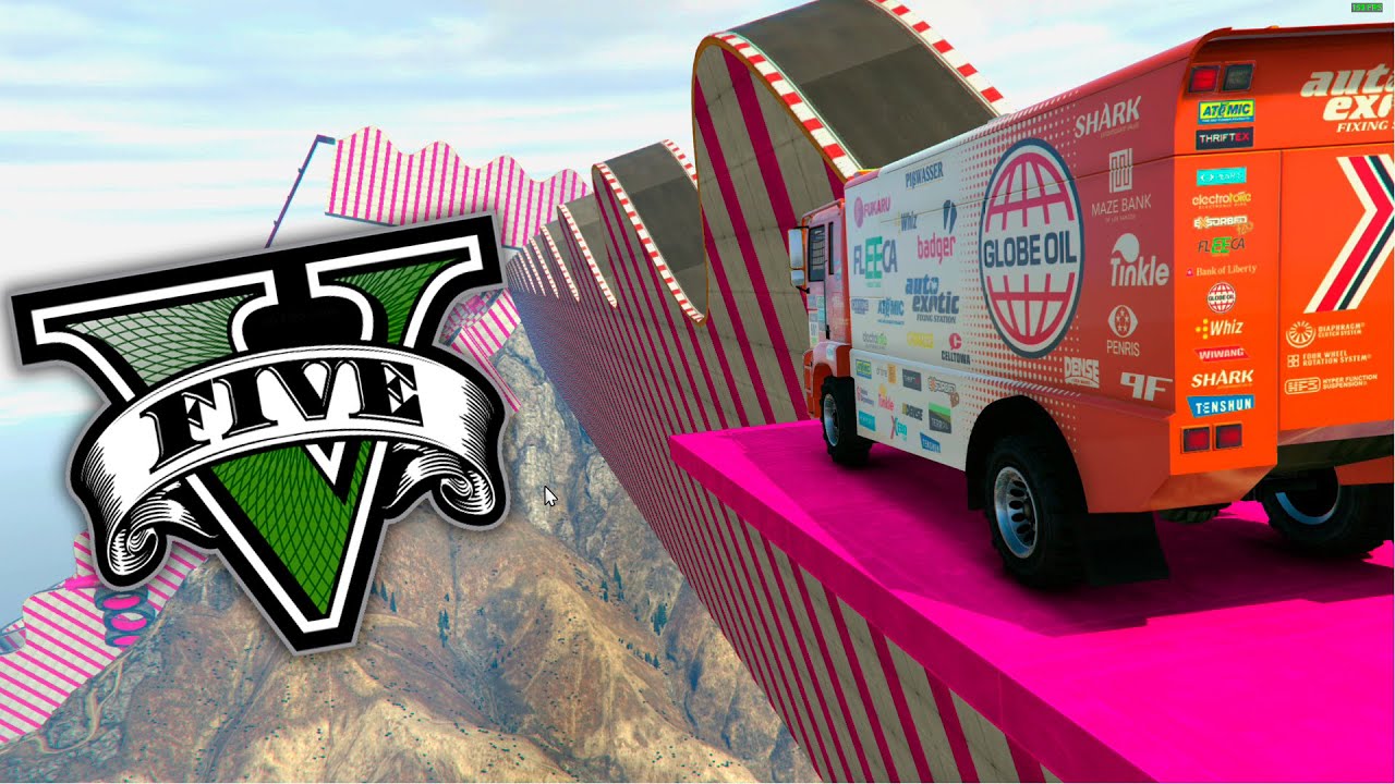 GTA V Online: A CORRIDA TROLL mais DIFÍCIL com CAMINHÕES | CORRIDA INSANA