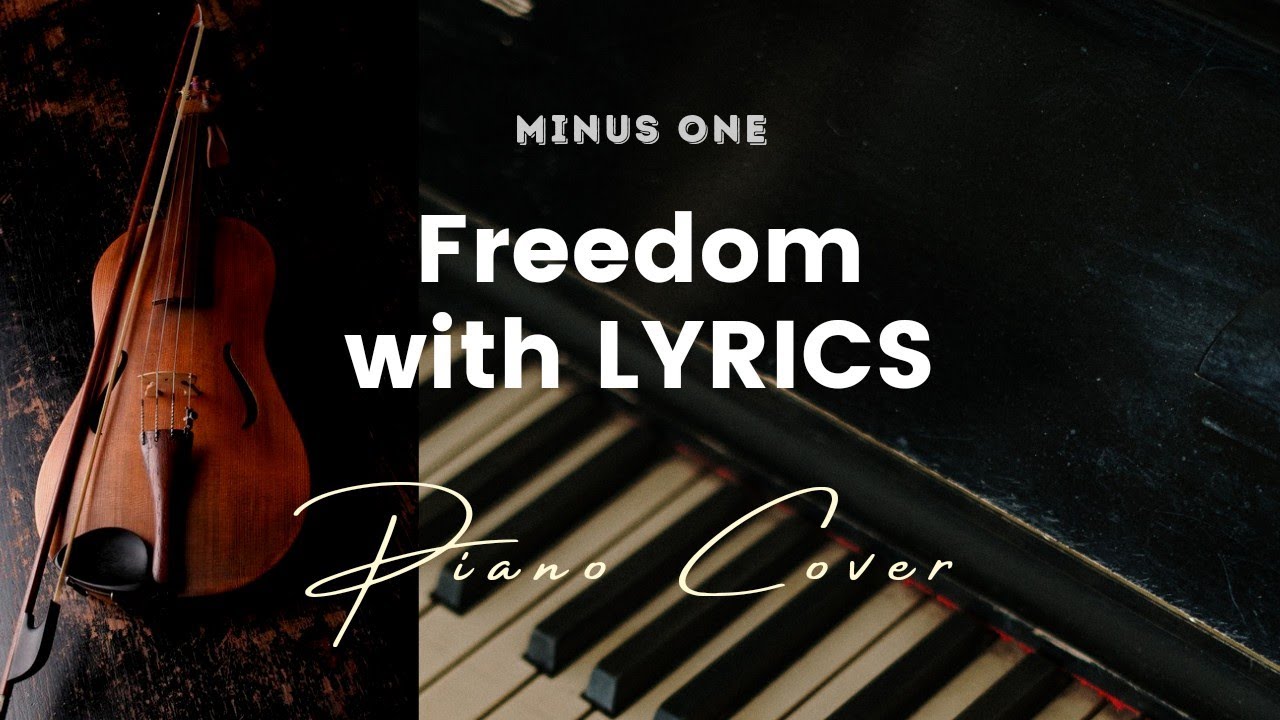 Freedom by Jesus Culture - Key of F - Karaoke - Minus One with LYRICS - Piano Cover
