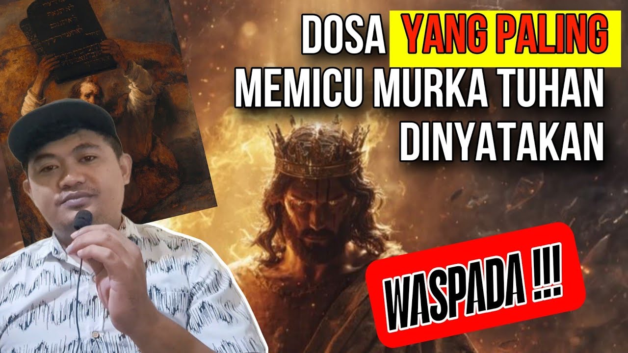 hati-hati ‼️ Ini Dosa yang paling memicu murka Tuhan dinyatakan kepada umatnya di dalam Alkitab ‼️